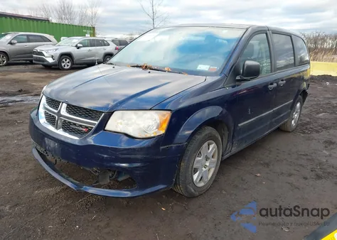 2013 Dodge Grand Caravan American Value Pkg из США, поврежденный, VIN 2C4RDGBG4DR586552